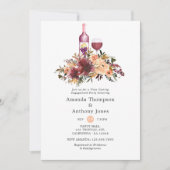 Invitation Fête de dégustation de vin de pêche Bordo pour une (Devant)