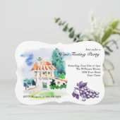 Invitation Fête de dégustation du vin de la Villa française (Debout devant)