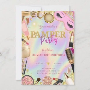 Invitation Fête de détente d'anniversaire