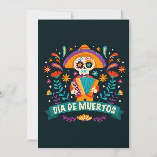 Invitation Fête de Dia De Muertos (Dos)