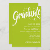 Invitation Fête de diplômes (Devant / Derrière)