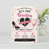 Invitation Fête de divorce impertinente | (Debout devant)