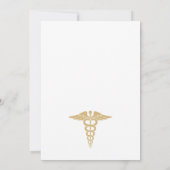 Invitation Fête de doctorat de l'école Médicale moderne (Dos)