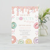 Invitation Fête de Douceurs et de Lange pour Bébé (Debout devant)