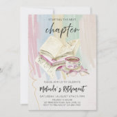 Invitation Fête de douche de mariage pour le prochain chapitr (Devant)