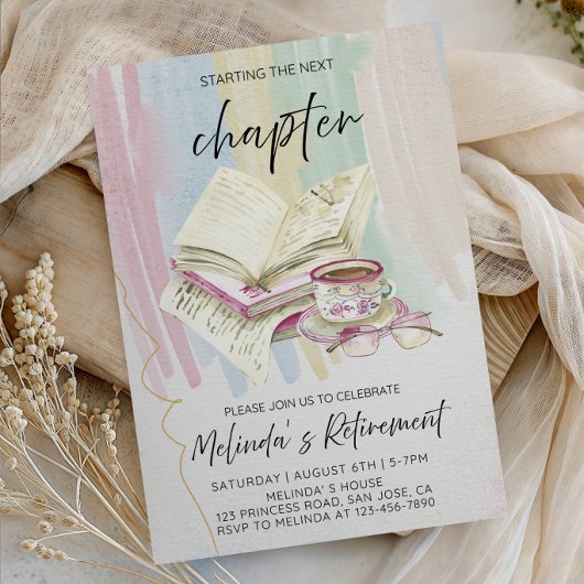 Invitation Fête de douche de mariage pour le prochain chapitr