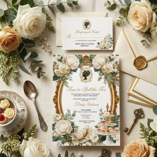 Invitation Fête de douche de mariée automnale : C'est le mome