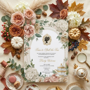 Invitation Fête de douche de mariée automnale : C'est le mome