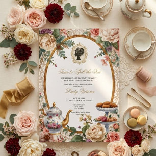 Invitation Fête de douche de mariée automnale : C'est le mome