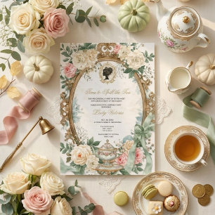 Invitation Fête de douche de mariée automnale : C'est le mome