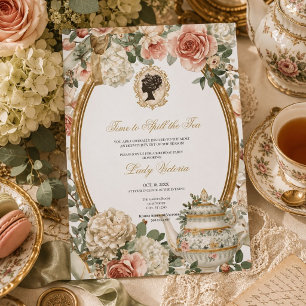 Invitation Fête de douche de mariée automnale : C'est le mome