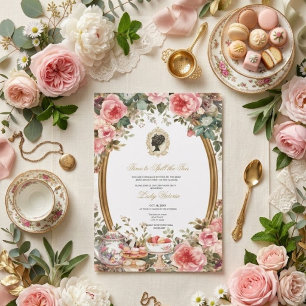 Invitation Fête de douche de mariée automnale : C'est le mome