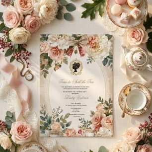Invitation Fête de douche de mariée automnale : C'est le mome