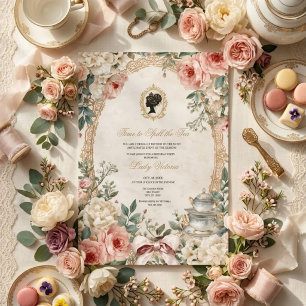 Invitation Fête de douche de mariée automnale : C'est le mome
