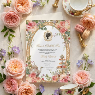 Invitation Fête de douche de mariée automnale : C'est le mome