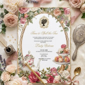 Invitation Fête de douche de mariée automnale : L'heure de dé
