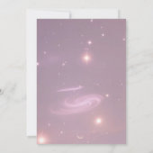Invitation Fête de douche de mariée Écrit dans les Étoiles (Dos)