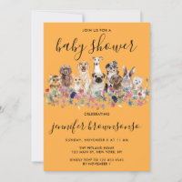 Fête de famille pour bébé Orange Dogs