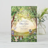 Invitation Fête de fée de la forêt enchantée (Debout devant)