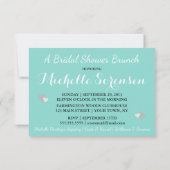 Invitation Fête de Fête de l'mariée de la mariée et de la bac (Dos)