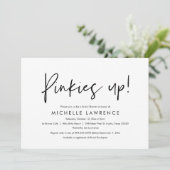 Invitation Fête de Fête des mariées moderne Décontractée, lud (Debout devant)