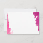 Invitation FÊTE DE FÊTE INSERTION moderne luxe rose doré (Dos)