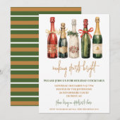 Invitation Fête de Fêtes Champagne au coeur du monde (Devant / Derrière)