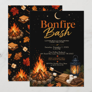 Invitation Fête de feu de joie