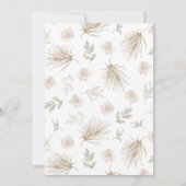 Invitation Fête de fiançailles à l'aquarelle (Dos)