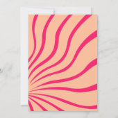 Invitation Fête de fiançailles avec une typographie moderne g (Dos)