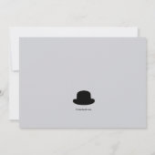 Invitation Fête de Fiançailles Cabaret Girl (Dos)