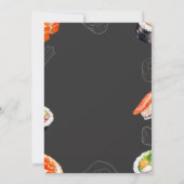 Invitation Fête de fiançailles de couples japonais autour d'u (Dos)