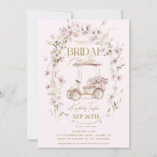 Invitation Fête de fiançailles de golf Par-Tee de mariage