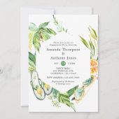 Invitation Fête de fiançailles d'été (Devant)