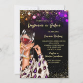 Invitation Fête de Fiançailles en Espagnol (Devant)