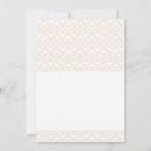 Invitation Fête de fiançailles Peach Blush Pumpkin COUP DE FO (Dos)