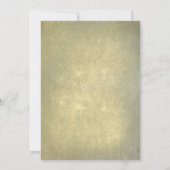 Invitation Fête de fiançailles rustique pour les feux d'arbre (Dos)