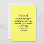 Invitation Fête de Fiesta à l'ambiance mexicaine (Dos)