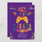 Invitation Fête de Fiesta Cinco de Mayo (Devant / Derrière)