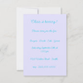 Invitation Fête de fille Dachshund texturée (Dos)