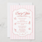 Invitation Fête de fin d'année Fête de Noël d'entreprise (Devant)