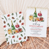Invitation Fête de fin d'année Making Spirits Bright