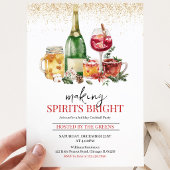 Invitation Fête de fin d'année Making Spirits Bright
