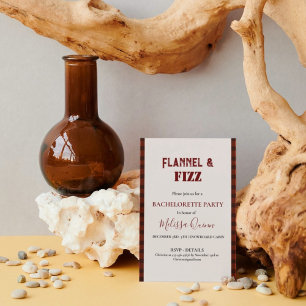 Invitation Fête de fin de semaine de bachelorte d'hiver Flann