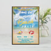 Invitation Fête de fin d'été de l'école sur mesure (Debout devant)