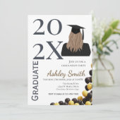 Invitation Fête de fin d'études  (Debout devant)