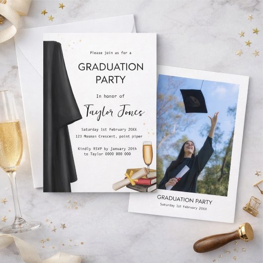 Invitation Fête de fin d'études