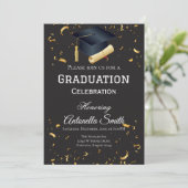 Invitation Fête de fin d'études (Debout devant)