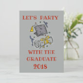 INVITATION FÊTE DE FIN D'ÉTUDES (Debout devant)