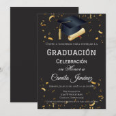 Invitation Fête de fin d'études  (Devant / Derrière)